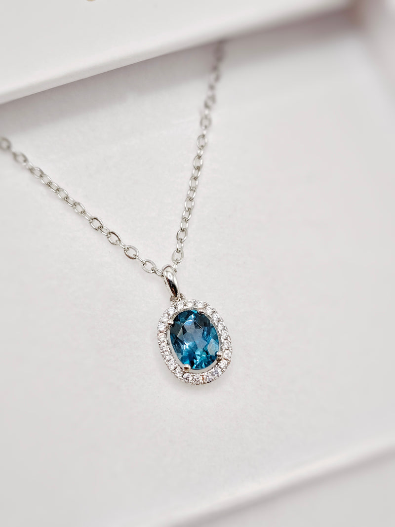 London Blue Topaz Pendant