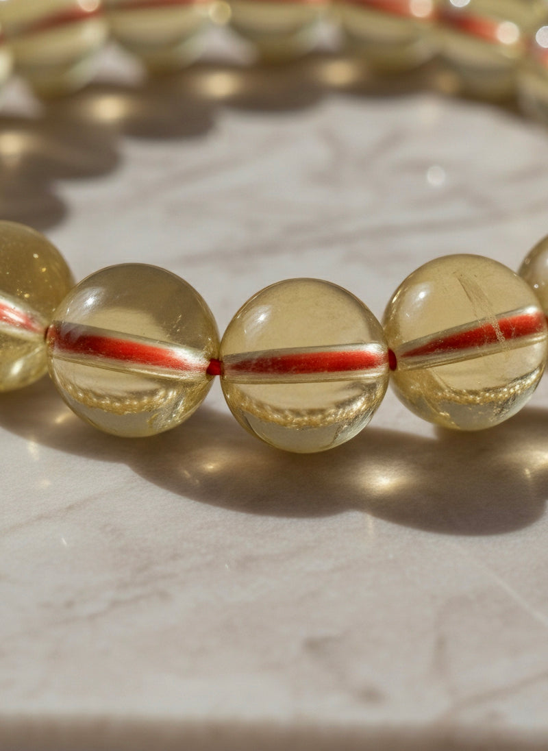 AAA Quality Natural Untreated Citrine Bracelet 10mm