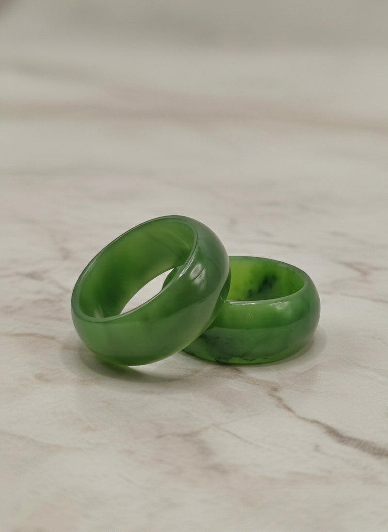 High Quality New Zealand Jade Bangle Ring