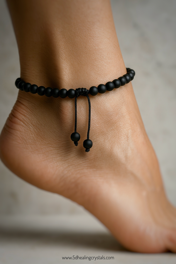 5D Grounding Anklet (Matte Onyx)