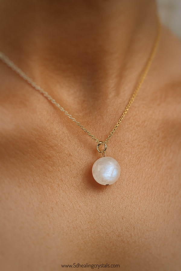 Moonstone Sphere Pendant