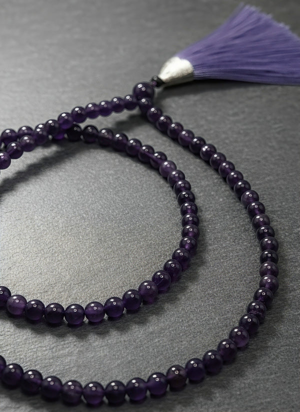 Amethyst Mala 108 Beads