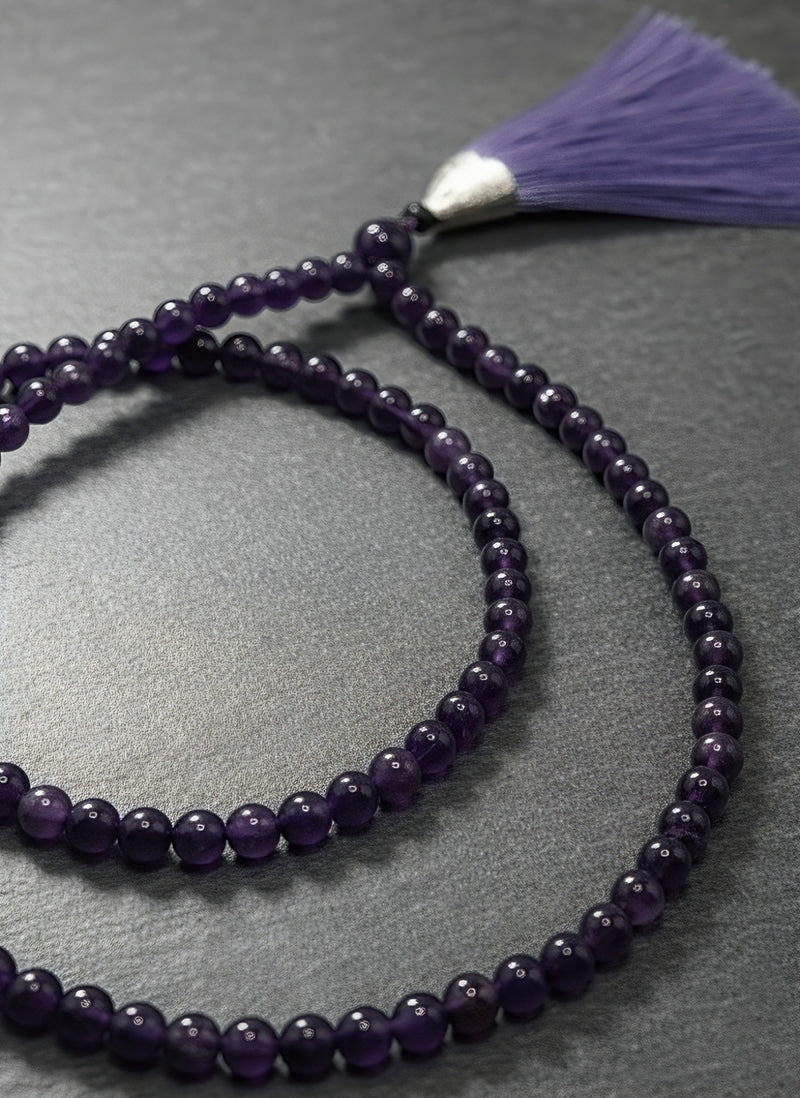 Amethyst Mala 108 Beads