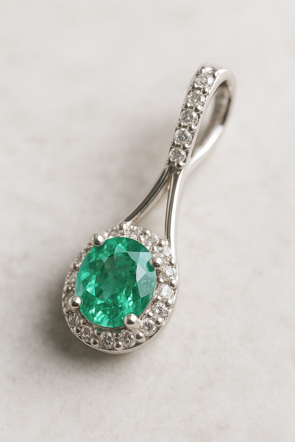 Zambian Emerald Pendant