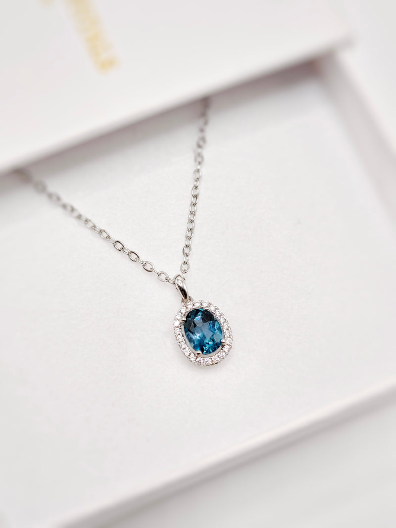 London Blue Topaz Pendant