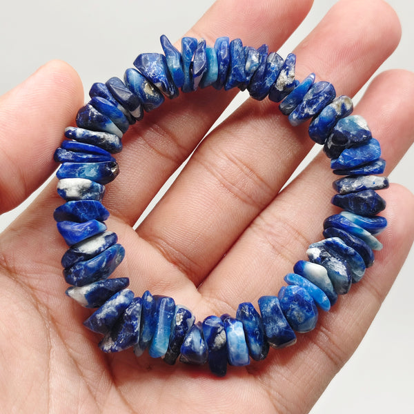 Rare Afghanite Chips Bracelet