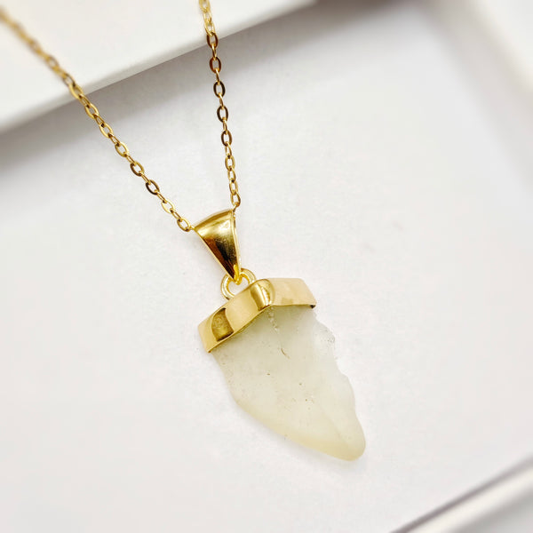 Libyan Desert Glass Tektite Pendant 02