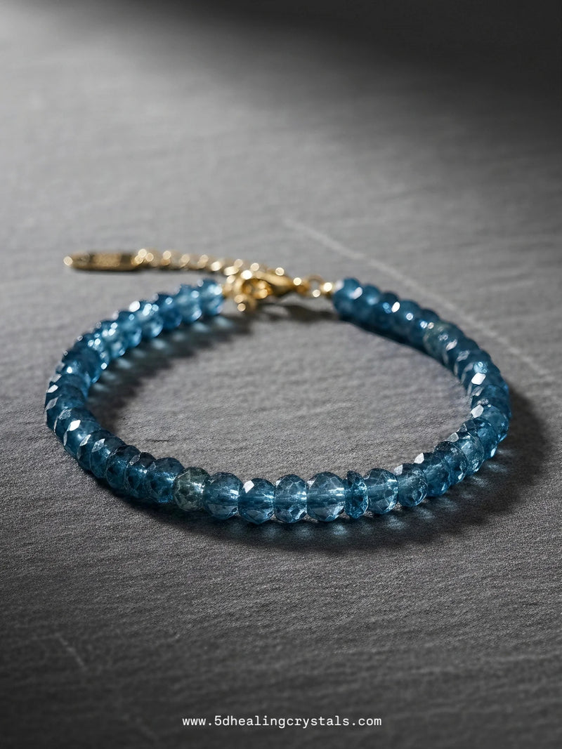 London Blue Topaz Abacus Bracelet 5mm