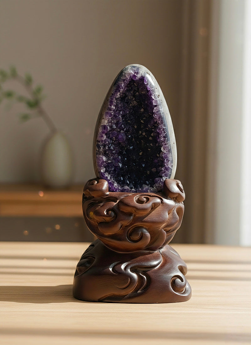 Uruguay Amethyst Egg Shape Geode