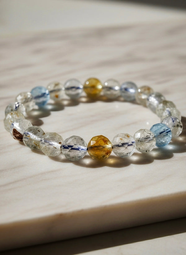 Multicolored Topaz Bracelet 8mm