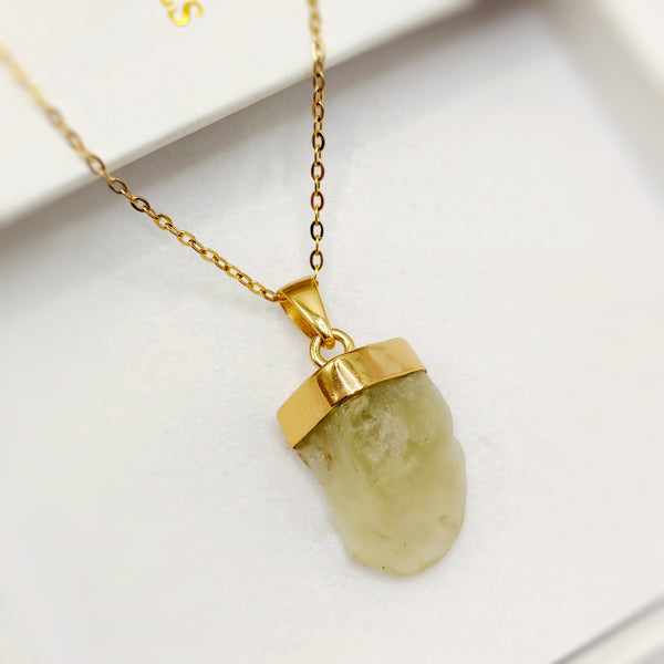 Libyan Desert Glass Tektite Pendant 01