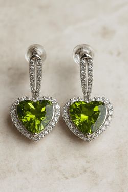 Peridot Drop Earrings