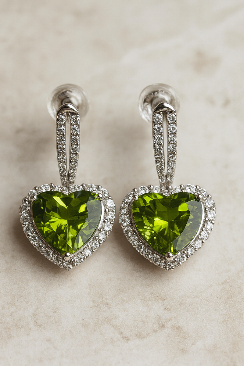 Peridot Drop Earrings