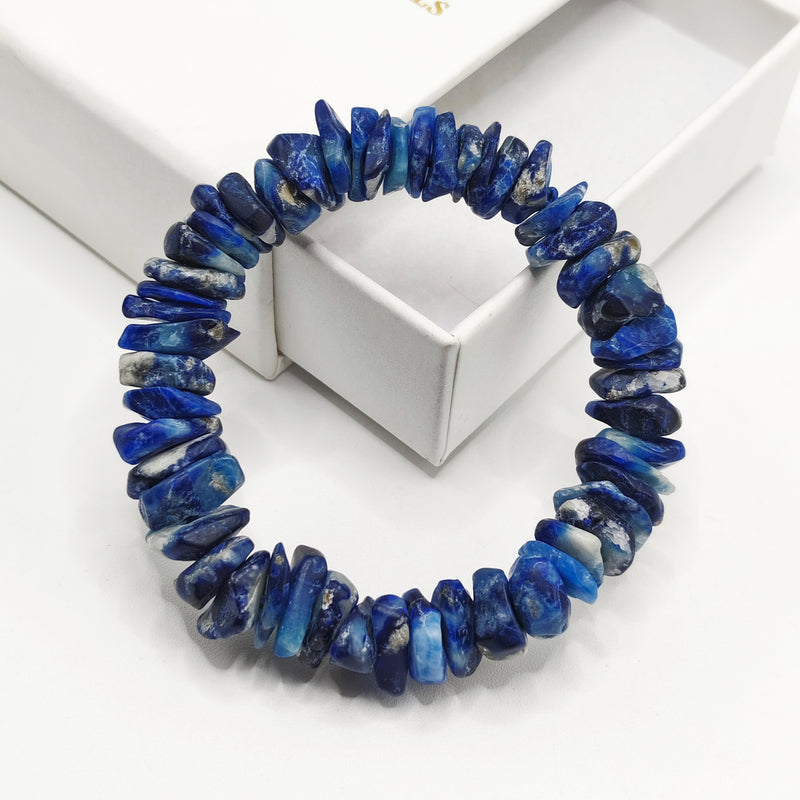 Rare Afghanite Chips Bracelet