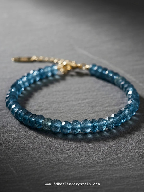 London Blue Topaz Abacus Bracelet 5mm