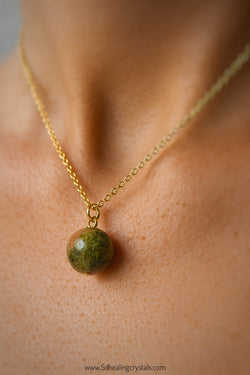 Unakite Sphere pendant