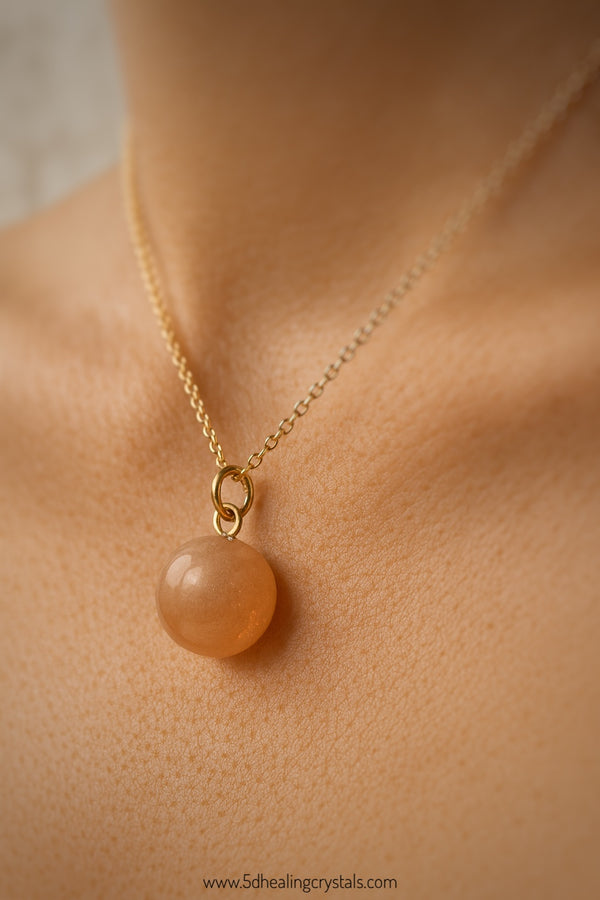Sunstone Sphere Pendant