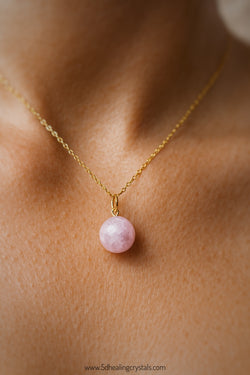 Kunzite Sphere Pendant