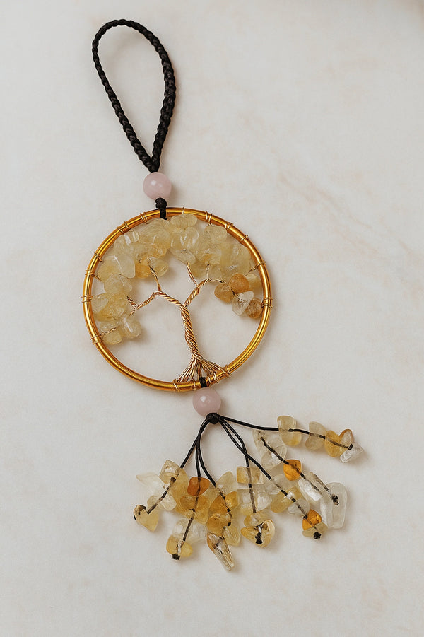 Citrine Tree of Life Charm
