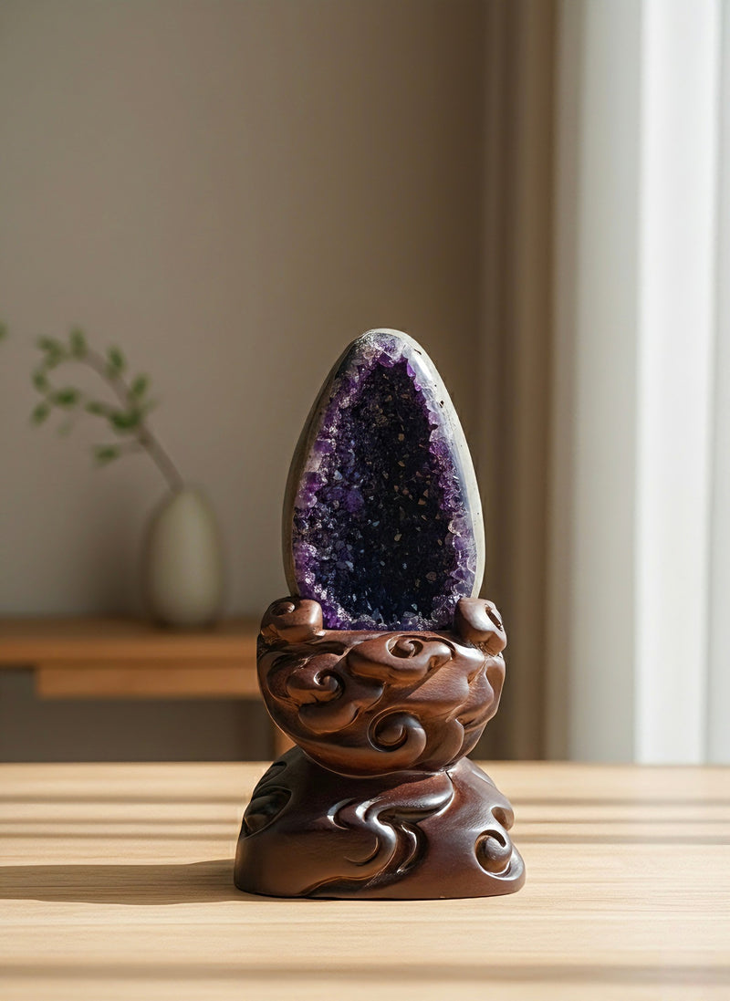 Uruguay Amethyst Egg Shape Geode