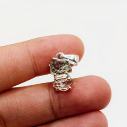 Cosmic Duo Pendant (Herkimer Diamond Quartz x Moldavite)