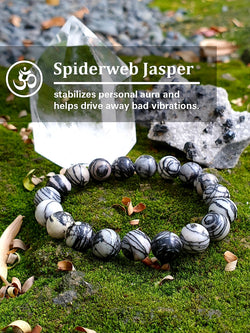 Spiderweb Jasper 10mm