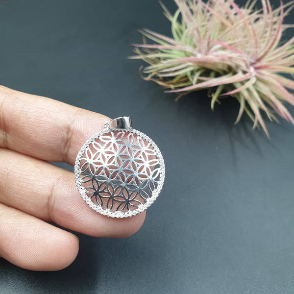Flower Of Life 92.5 silver