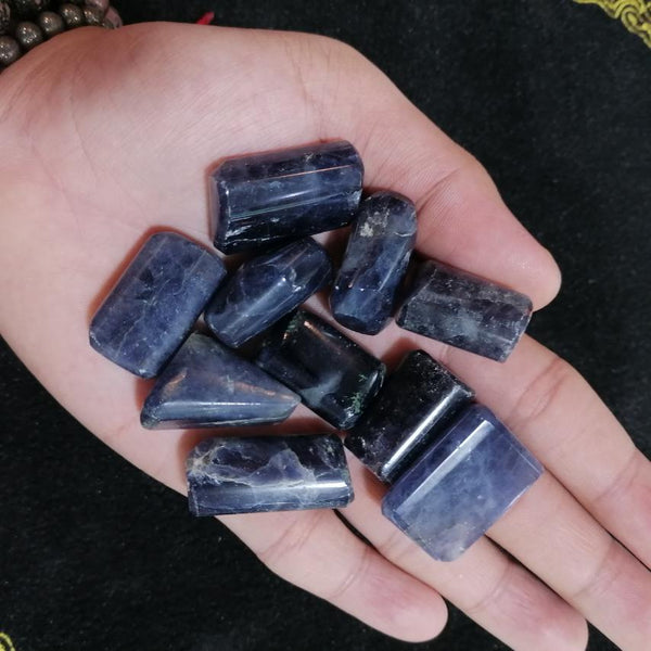 Iolite tumbled stone