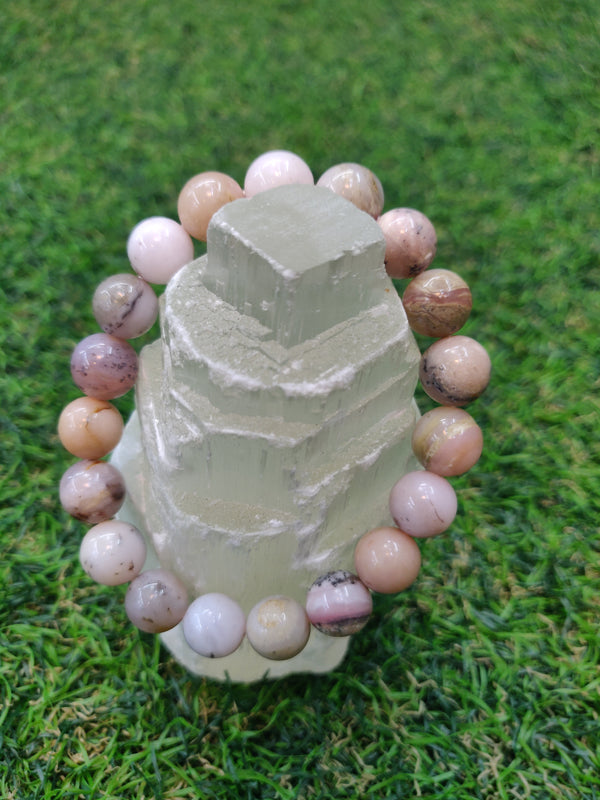 Pink opal bracelet