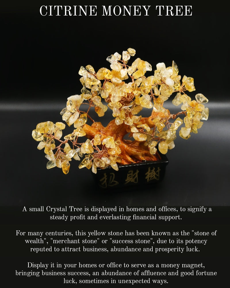 crystal money tree meaning Citrine Money Tree – 5D Healing Crystals