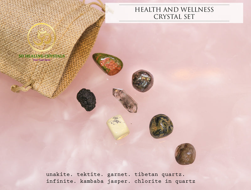 Health and Wellness Crystal Set