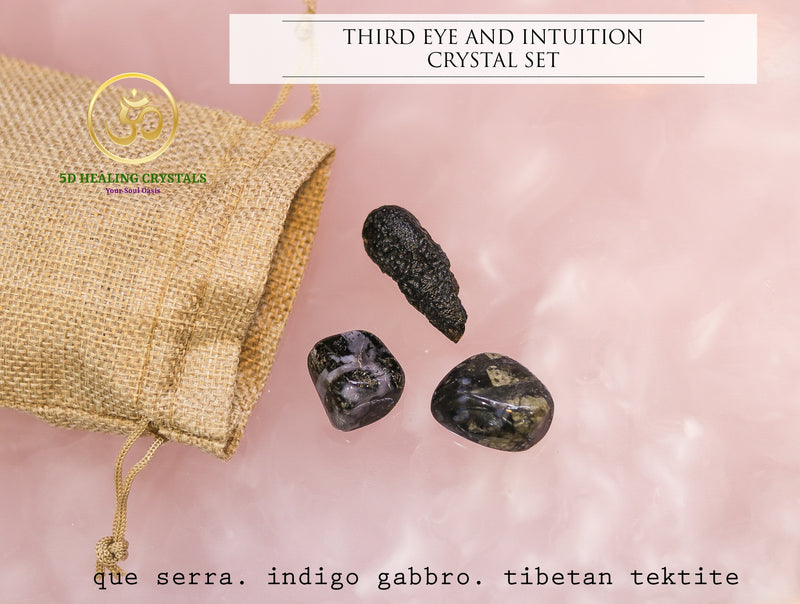 Third Eye and Intuition Crystal Set