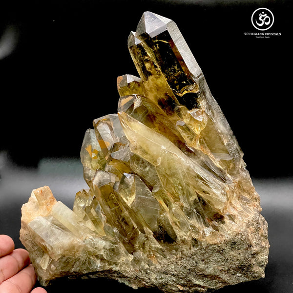 Natural Raw Citrine Cluster