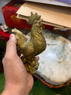 Rooster with crown