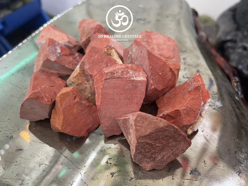 Red Jasper, Rough Crystals and Stones, Red Jasper Crystals, Raw Red Jasper  Stone, Healing Crystals Set, Crystal Gems, Jasper, Impression Jasper, Red