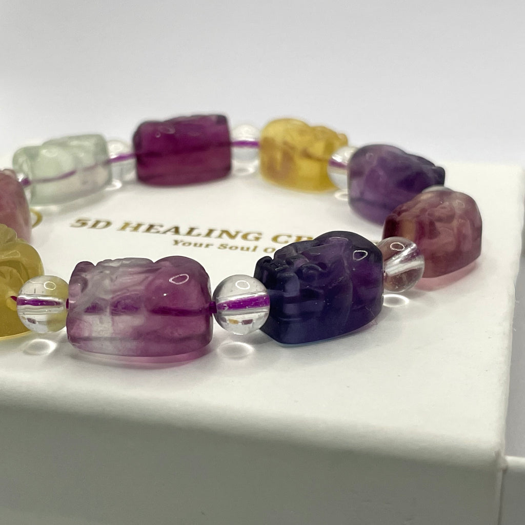 Fluorite Bracelet HG – 5D Healing Crystals