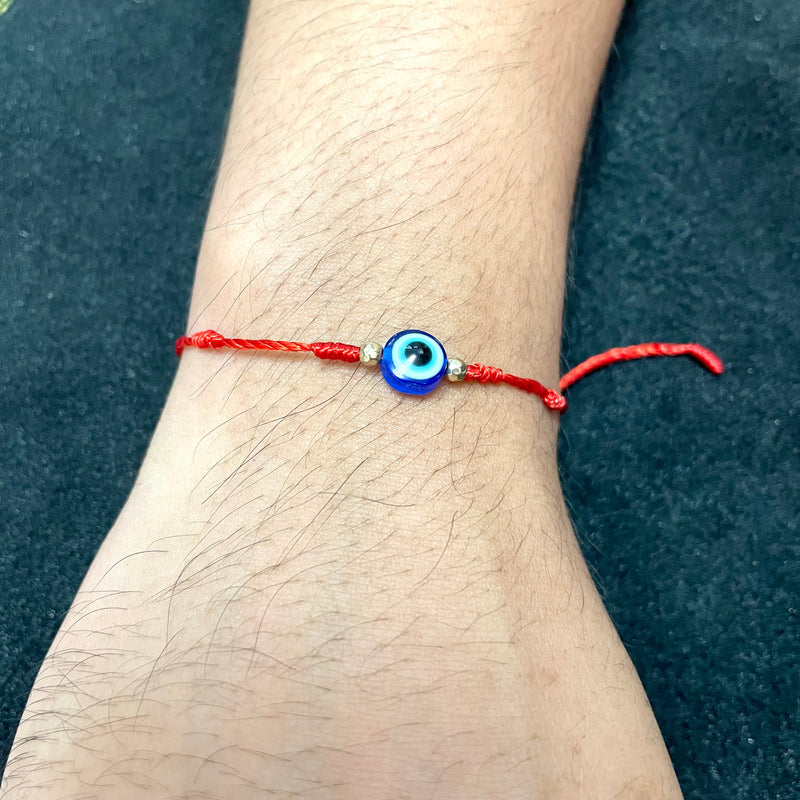 Red String with Evil Eye Charm bracelet