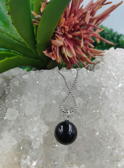 Black tourmaline pendant