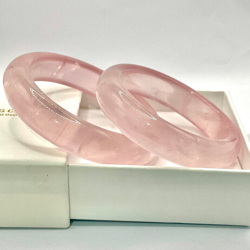 Rose Quartz Bangle Hg