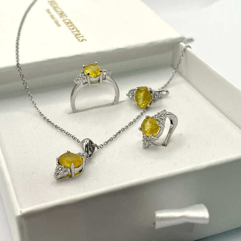 Yellow Sapphire Set