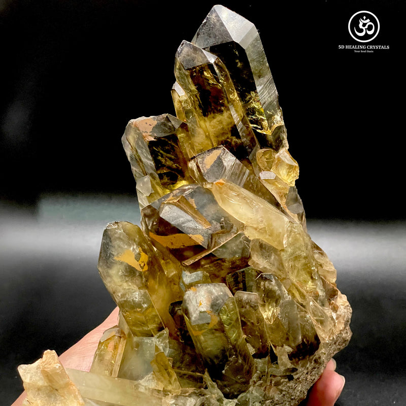 Natural Raw Citrine Cluster