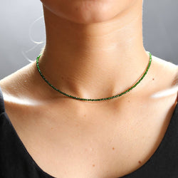 Diopside choker