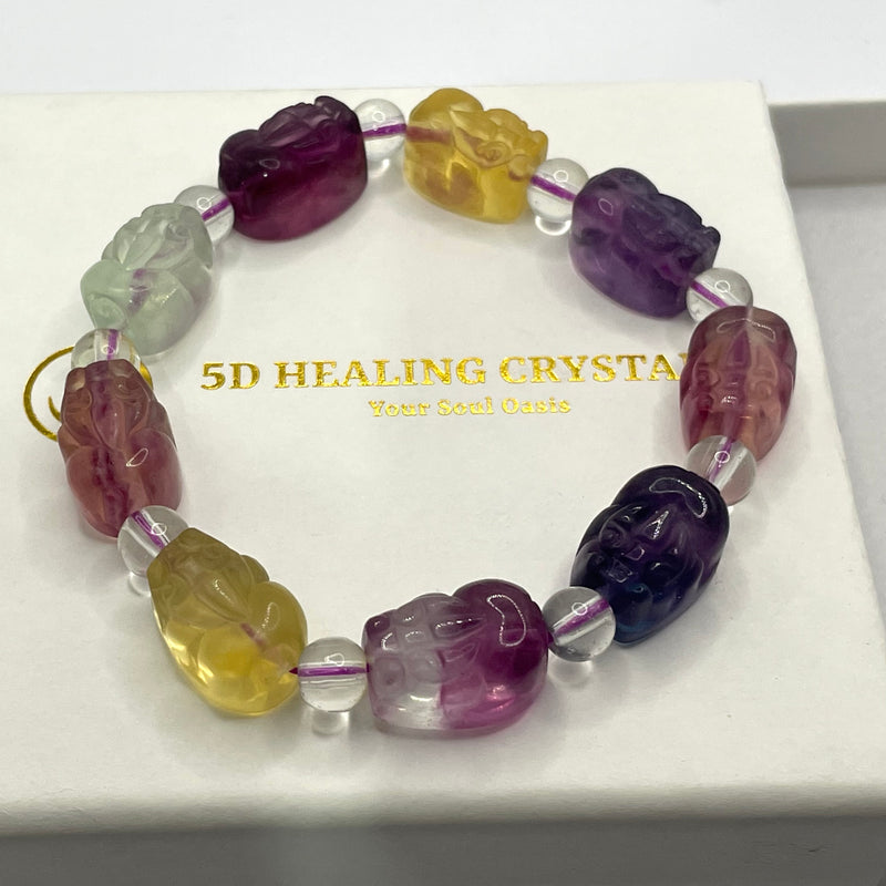 Fluorite bracelet – 5D Healing Crystals