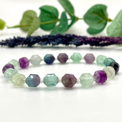 Fluorite Faceted Bracelet