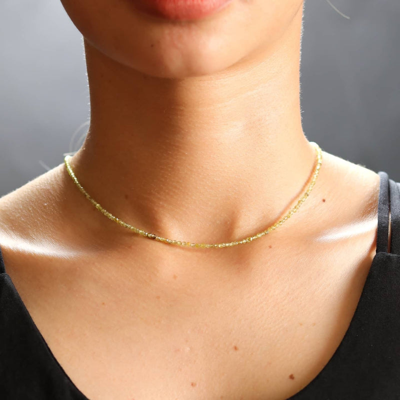 Peridot choker – 5D Healing Crystals - Main Image