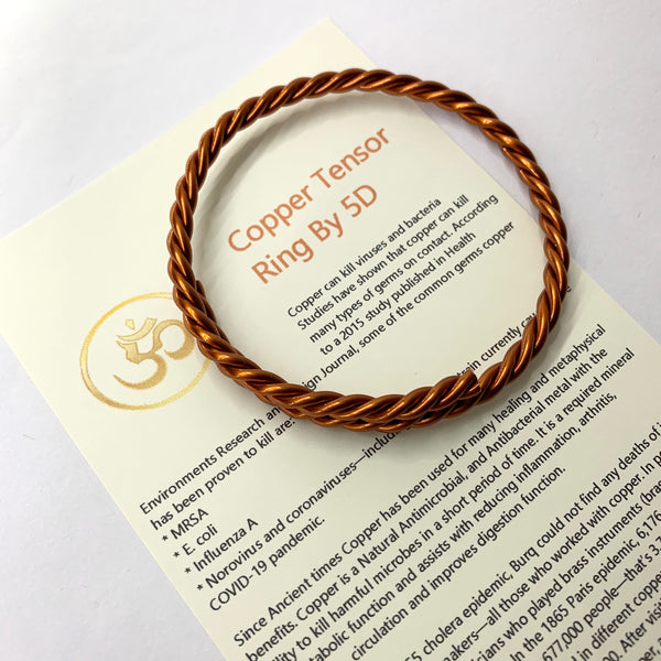 Copper tensor adjustable bracelet 188mhz