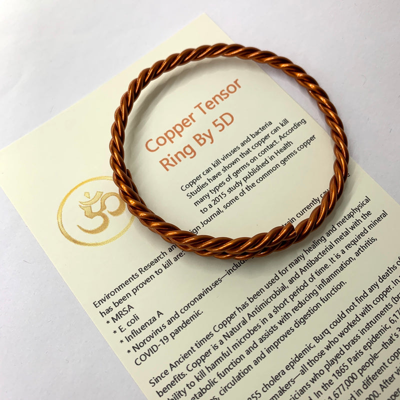 Copper tensor adjustable bracelet 188mhz