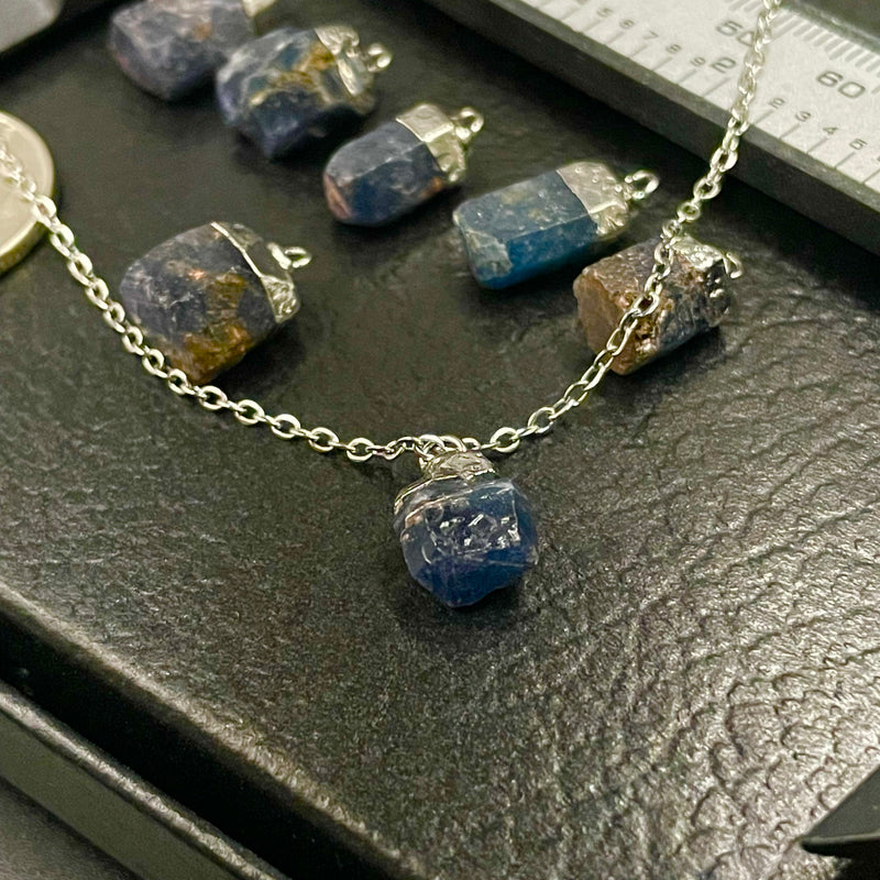 Sapphire sales stone pendant