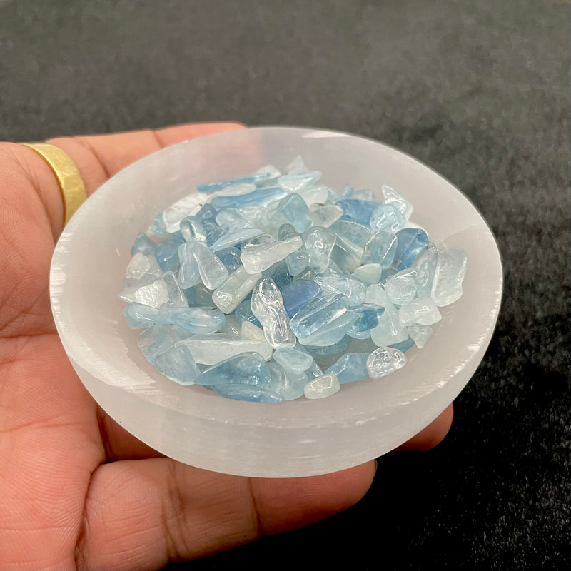 Aquamarine Chips 50 Grams
