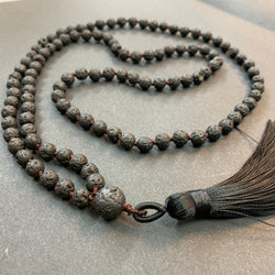 Lava stone 108 mala